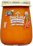 Beech-Nut Just Organic Stage 1 Purees - Just Carrots - 4.25 Oz - 10 pk