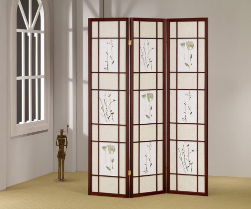 3 Panel Cherry Floral Screen