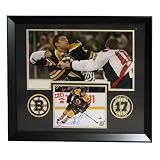 Milan Lucic Boston Bruins Signed 8x10 Fight Collage