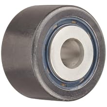 RBC Cam Follower CRBY15/8 1.625" OD x 0.4375" ID, Yoke Type (Without Stud), RBC Roller Cylindrical Roller Design, Crowned Outer Ring Cam Follower