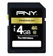 PNY Optima 4GB SDHC Class 4 Flash Memory Card P-SDHC4G4-EF