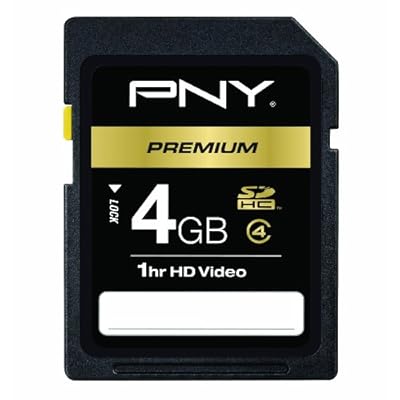 PNY Optima 4GB SDHC Class 4 Flash Memory Card P-SDHC4G4-EF