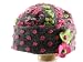 Charcoal Tiny Flower Roll Brim Hat By Corky and Company