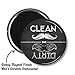 Aloha Girls Gifts Big 3.5” Dirty Clean Dishwasher Magnet Ends Common Kitchen Problem. Adheres to Any Surface. Grey.