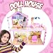 97 PCS Large Dollhouse House Condo 2 Story 3 Rooms Patio Fits Barbie