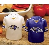 The Memory Company Baltimore Ravens Salt and Papper Shakers