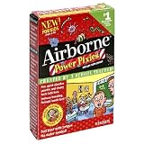Airborne Power Pixie Sticks, Cherry , 8-Count Boxes (Pack of 3)