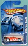 Mattel Hot Wheels 2007 All Stars 1:64 Scale Red With Silver Flames Ferrari 333 SP Die Cast Car #0139