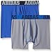 adidas Kids Boy's Sport Performance Climalite 2-Pack Boxer Brief (Big Kids) Black/Bold Blue/Blod Blue/Black SM (8 Big Kids)