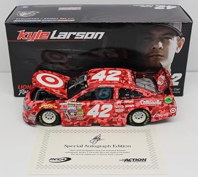 Kyle Larson Autographed 2014 Target Camo 1:24 Nascar Diecast