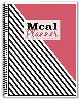 Stripes Meal Planner Notebook