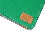 Poetic(TM) Executive Book PU + Canvas Case for Amazon Kindle 4 Green
