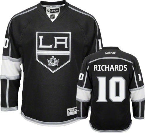 Mike Richards Jersey: Reebok Black #10 Los Angeles Kings Premier Jersey