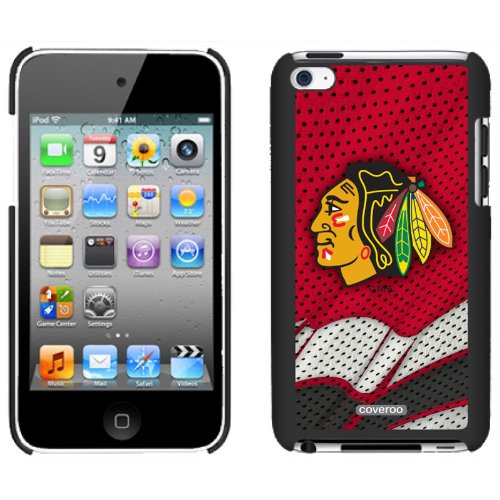 NHL Chicago Blackhawks - Home Jersey design on iPod Touch 4G Snap-On Case by Coveroo