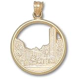 Mississippi State Univ Chapel Pendant (Gold Plated)