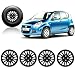 Auto Pearl-Premium Quality Car Full Black Wheel Cover Caps Black 14 inches Press Type Fitting For - Maruti Suzuki Ritz RS.1499.00