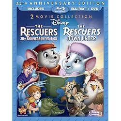 The Rescuers: 35th Anniversary Edition (The Rescuers / The Rescuers Down Under) (Three-Disc Blu-ray/DVD Combo in Blu-ray Packaging)