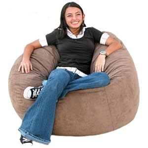 3-feet Earth Cozy Sac Bean Bag Chair Love Seat