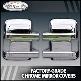 2008-2012 Ford Super Duty Chrome Mirror Covers (Towing Mirror with Turn Signal) 