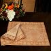 Finezza Gentile 4 pieces Placemat and 4 pieces Napkins in Linen-Cotton, Color White-Topaz