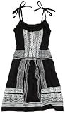 Roxy Girls 7-16 Check It Out Spaghetti Tie Dress With Elastic Waistband