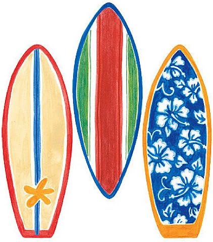 Wallies 12193 Surfboard Wallpaper Cutout