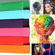 6 Farben Haar Kreide Haarfarbe Haarkreide Farbe F�rben Haart�nung