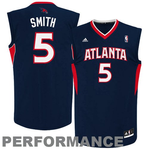 Adidas Atlanta Hawks Josh Smith Youth (Sizes 8-20) Revolution 30 Replica Road Jersey Small