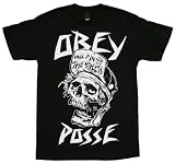 Wild In The Streets Mens Basic T-Shirt In Black By Obey Clothing,
Size: Medium, Color: Black