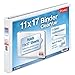 Cardinal 11-Inch x 17-Inch ClearVue Slant-D Ring Binder, 1-Inch, White (22112CB)