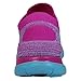 Nike Women's Free 4.0 Flyknit Running Sneaker, Fuchsia/Violet/Blue