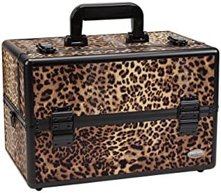 Seya Professional Makeup Case w/ 3 Trays (Leopard)
