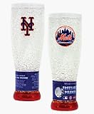 New York Mets Plastic Crystal Pilsners - Set of 2