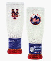 New York Mets Plastic Crystal Pilsners - Set of 2