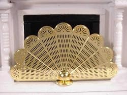 Clare Bell Brass Miniature Brass Fireplace Screen
