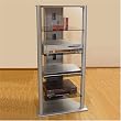 Audio Stand In Greystone Finish By Ameriwood Furniture