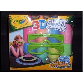 Crayola 3D Giant Sidewalk Chalk Set