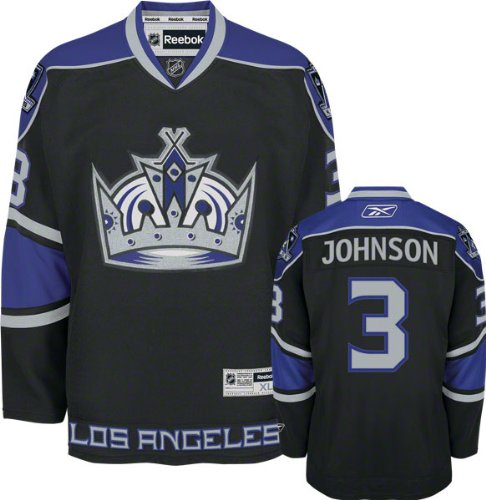 Jack Johnson Jersey: Reebok Alternate #3 Los Angeles Kings Premier Jersey