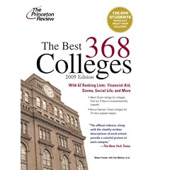 Best 368 Colleges, 2009 Edition (College Admissions Guides)