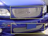 99 00 01 02 03 Ford F150 Lightning 2pc Combo Grille (Logo show/For honey comb shell)