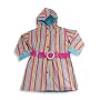 Wippette - Toddler Girls Striped Raincoat, Pink, Multi