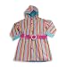 Wippette - Girl Striped Raincoat, Pink, Multi
