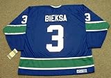KEVIN BIEKSA Vancouver Canucks 1970's CCM Vintage Throwback Away NHL Hockey Jersey