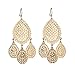 Girl Era Womens Gorgeous Multilayer Filigree Earrings Drop Hoop Earrings
