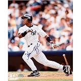 Homer Bush New York Yankees - Action - 8x10 Autographed Photograph