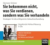 Sie bekommen nicht, was Sie verdienen, sondern was Sie verhandeln - 3 CD's - Hermann Scherer