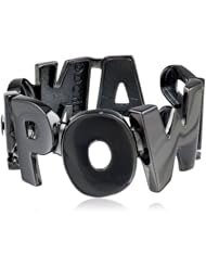Noir Jewelry Bang Pow Cuff Bracelet, 1.13"