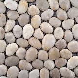 Solistone White Onyx Miniature 12 x 12 Inch Pebble Mosaic Floor & Wall Floor Tile (One Sheet Only)