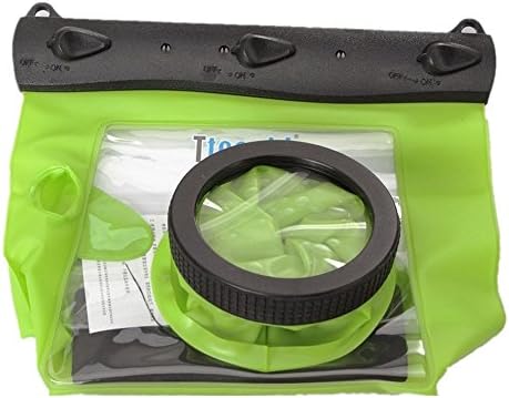 Tteoobl PVC Waterproof Case/bag for Dslr SLR Camera Canon,nikon,pentax,sony, Panasonic Etc (Green,8cm)