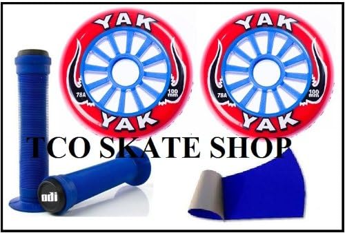 Razor Pro Scooter YAK Classic High Performance Wheel 100mm KIT Griptape and Odi Grips